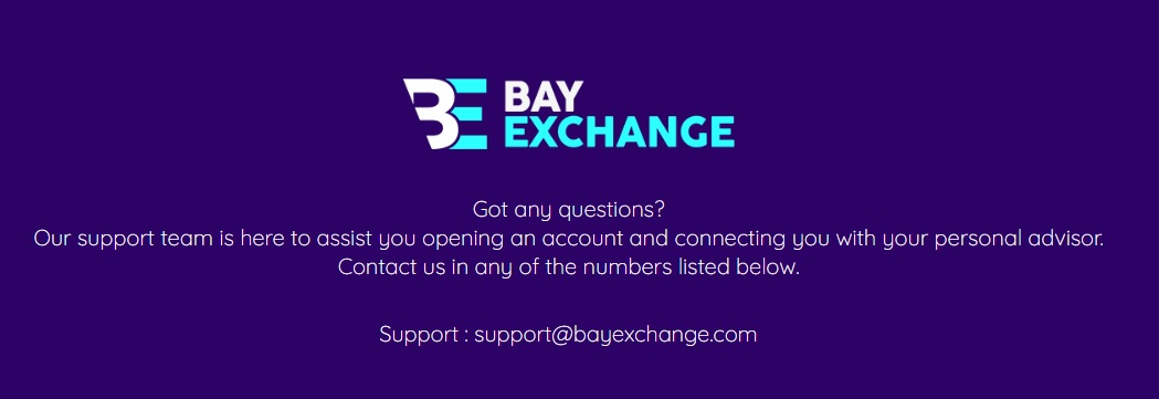 Bay Exchange customer support