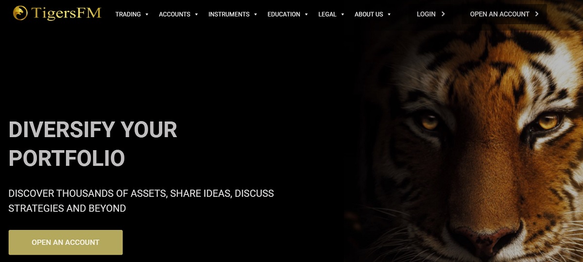 Tigersfm homepage