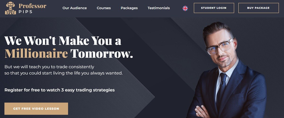 Professor Pips Academy learning platform homepage